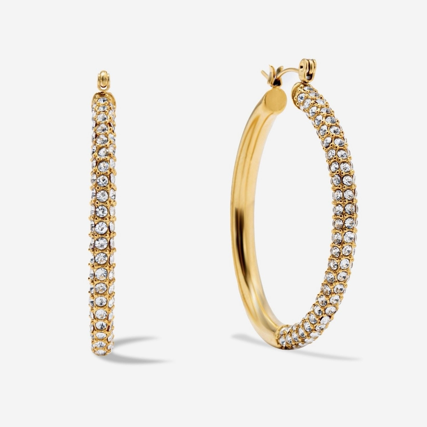 Glitter Hoops Earrings