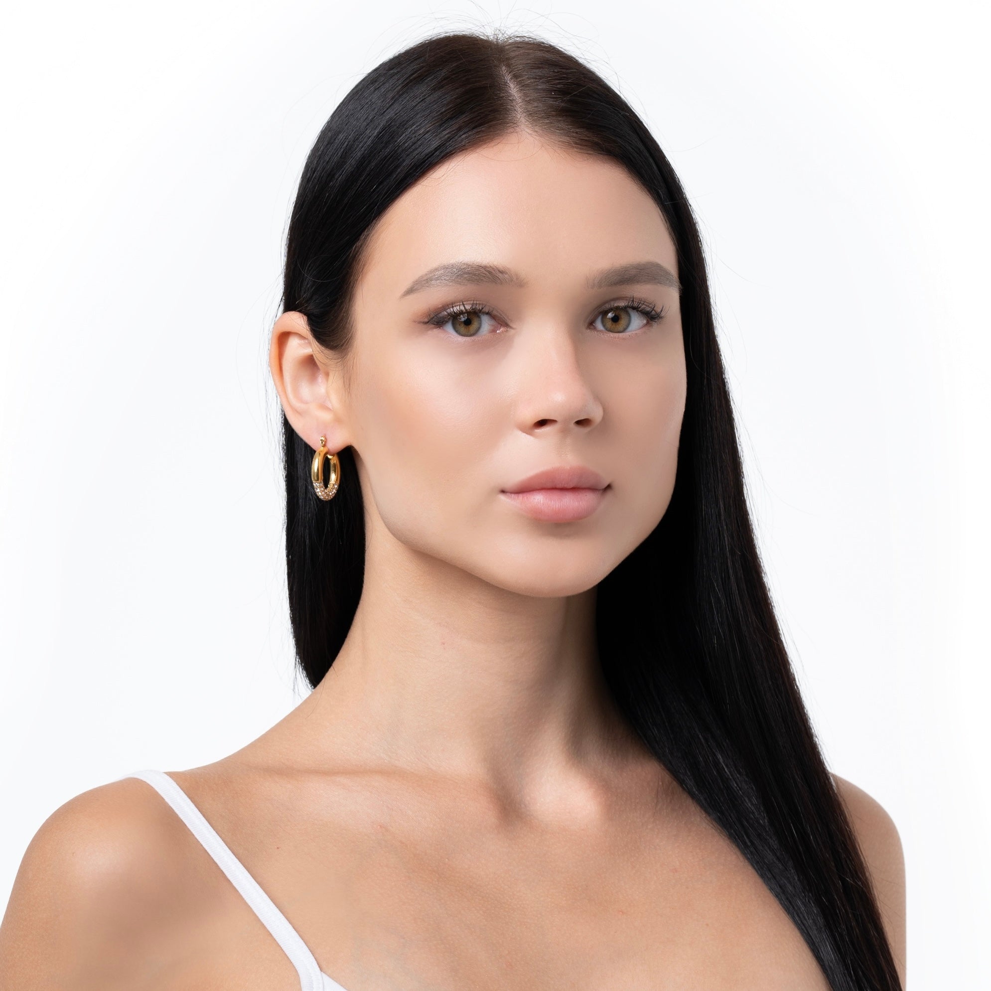 Glimmer Hoops Earrings