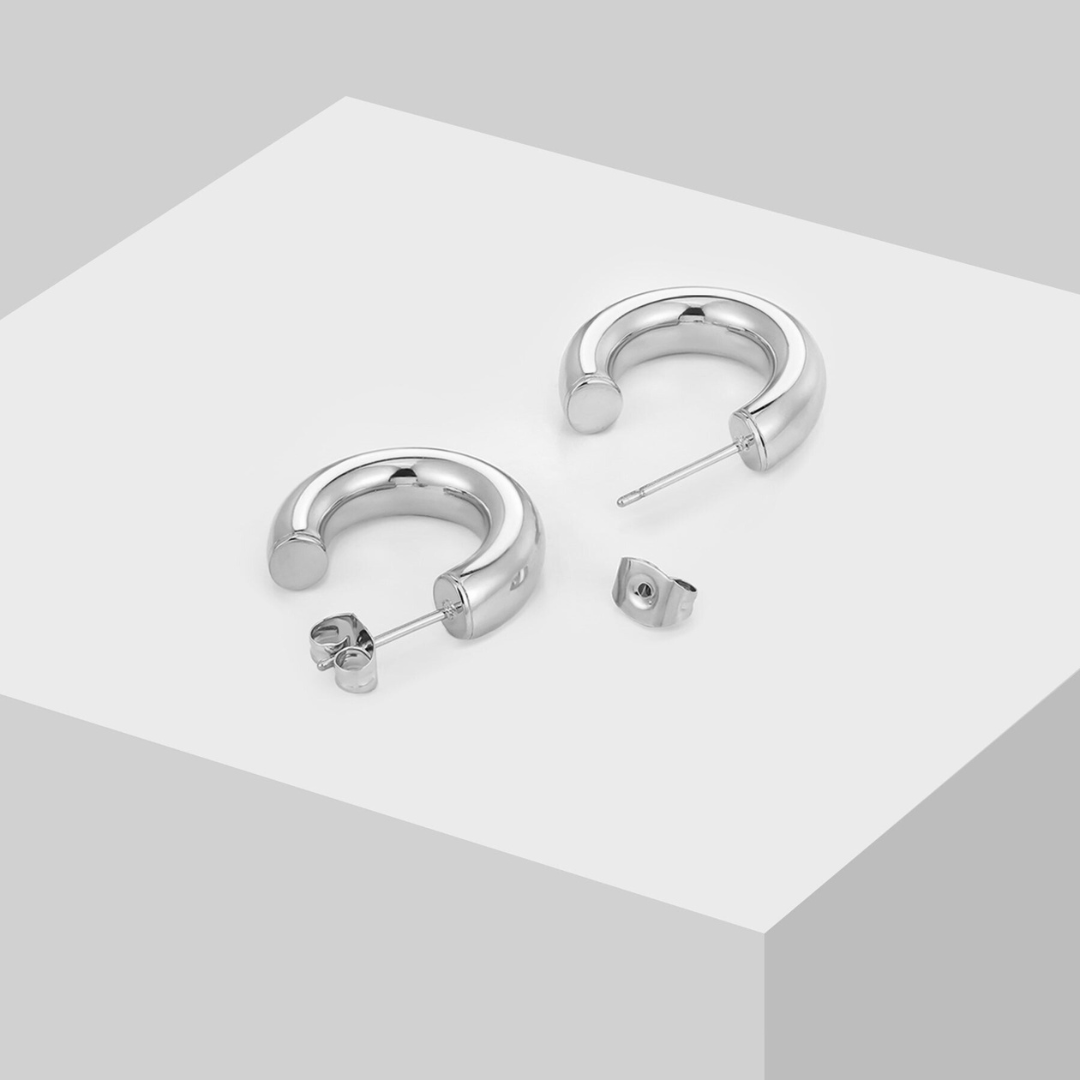 Chunky Hoops Earrings