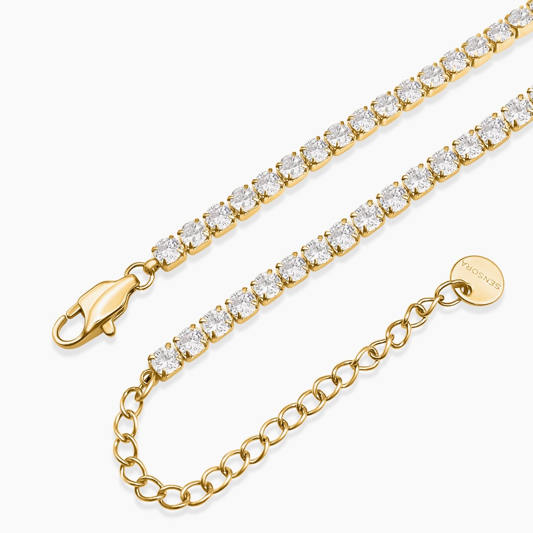 3mm Tennis Armkette Verschluss