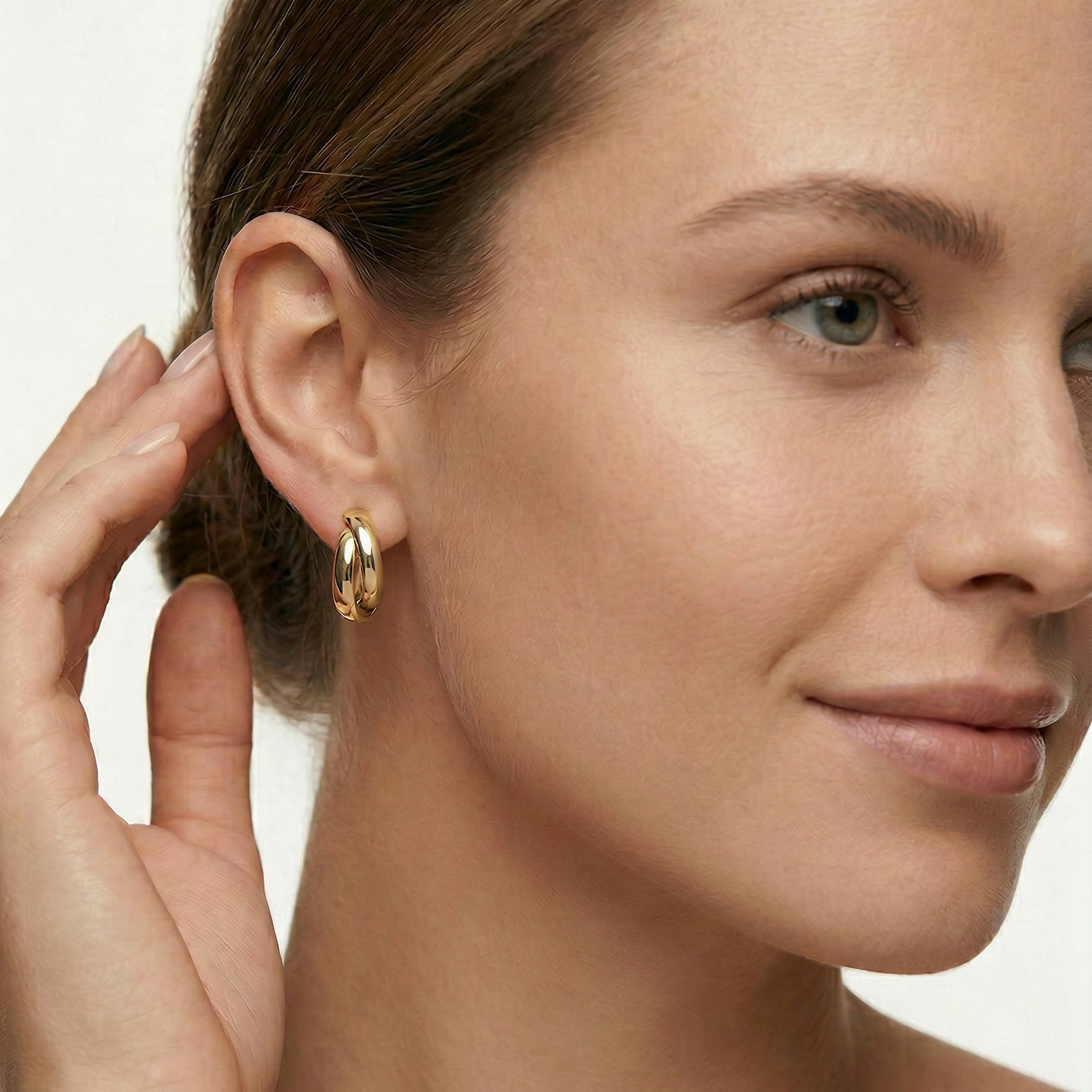 Layered Hoops Ohrringe