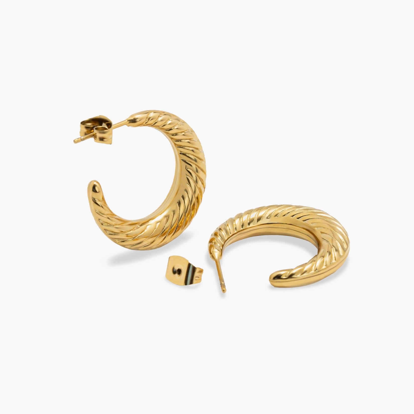 Moon Hoops Ohrringe