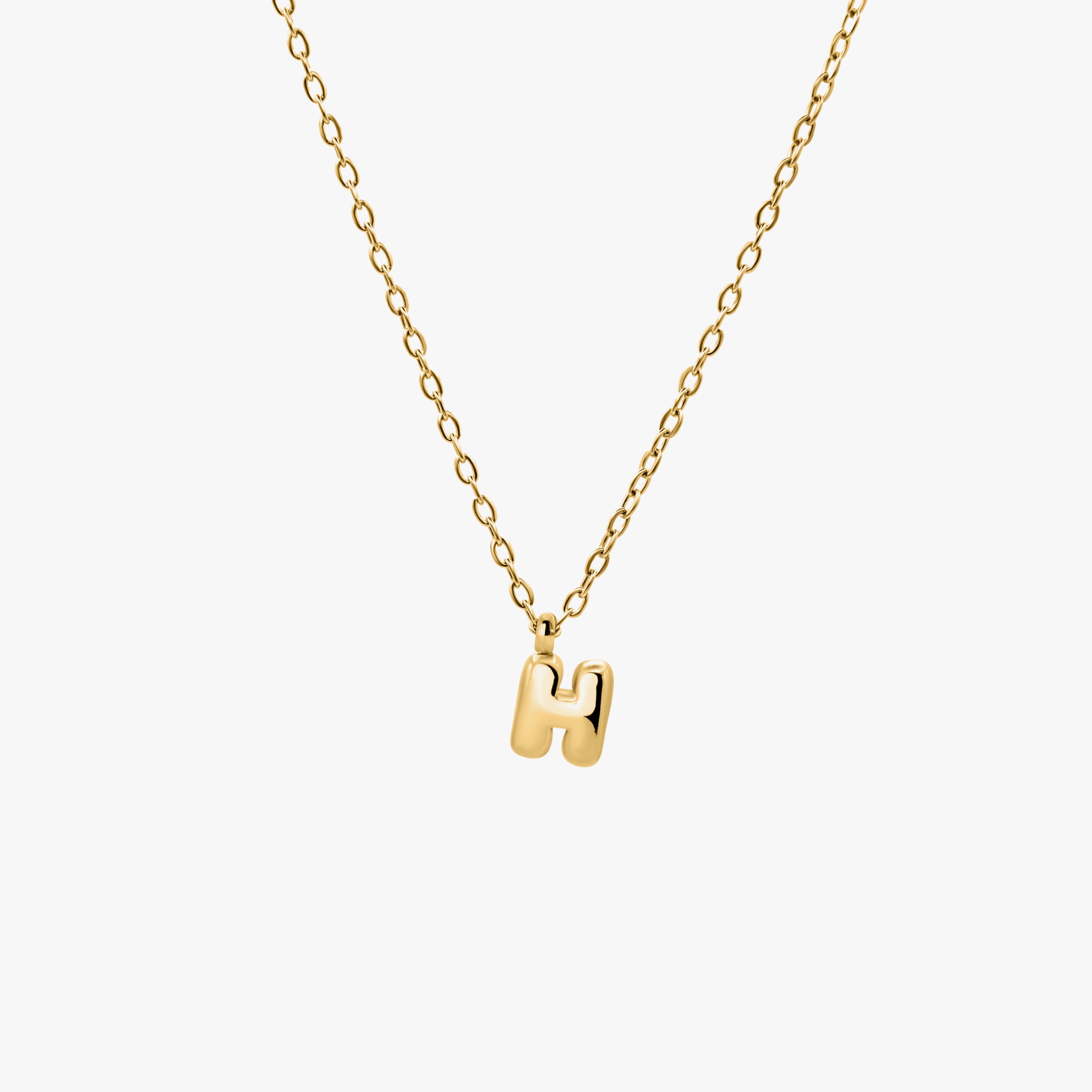 Bubble Letter Necklace