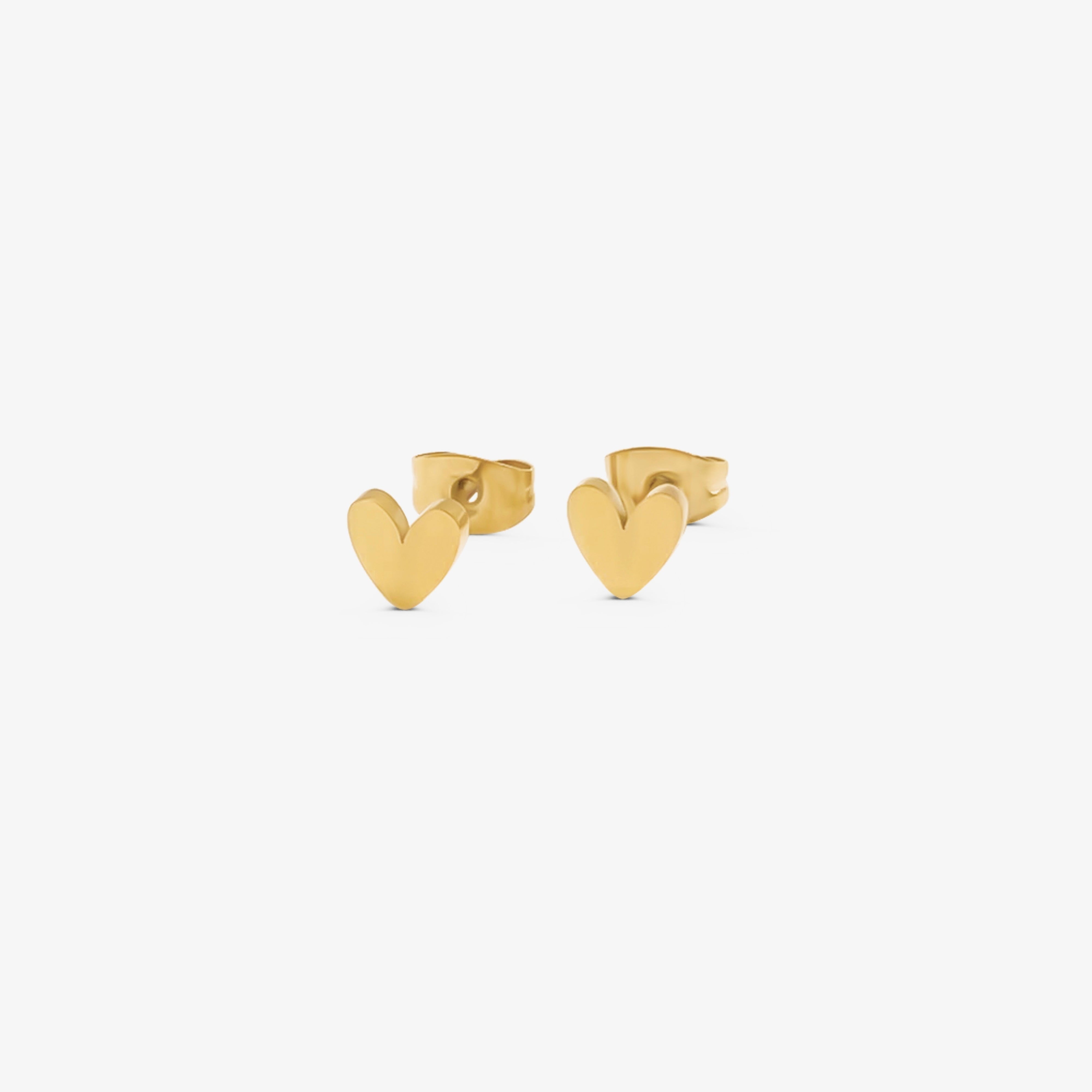 Siena Heart Studs Ohrringe