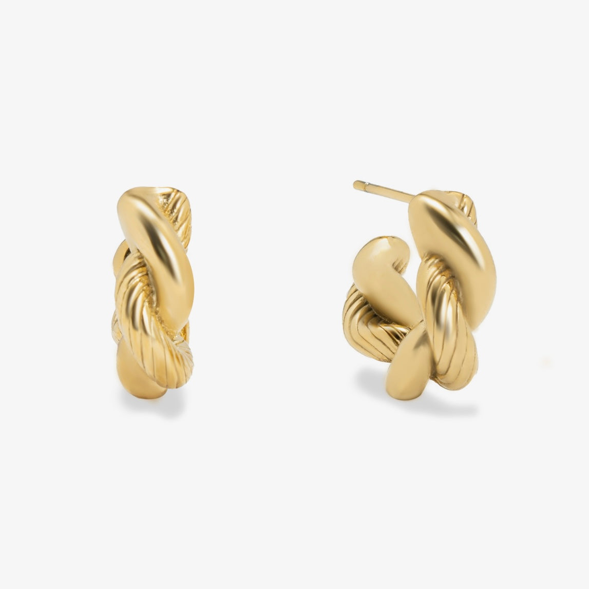 Rope Hoops Earrings