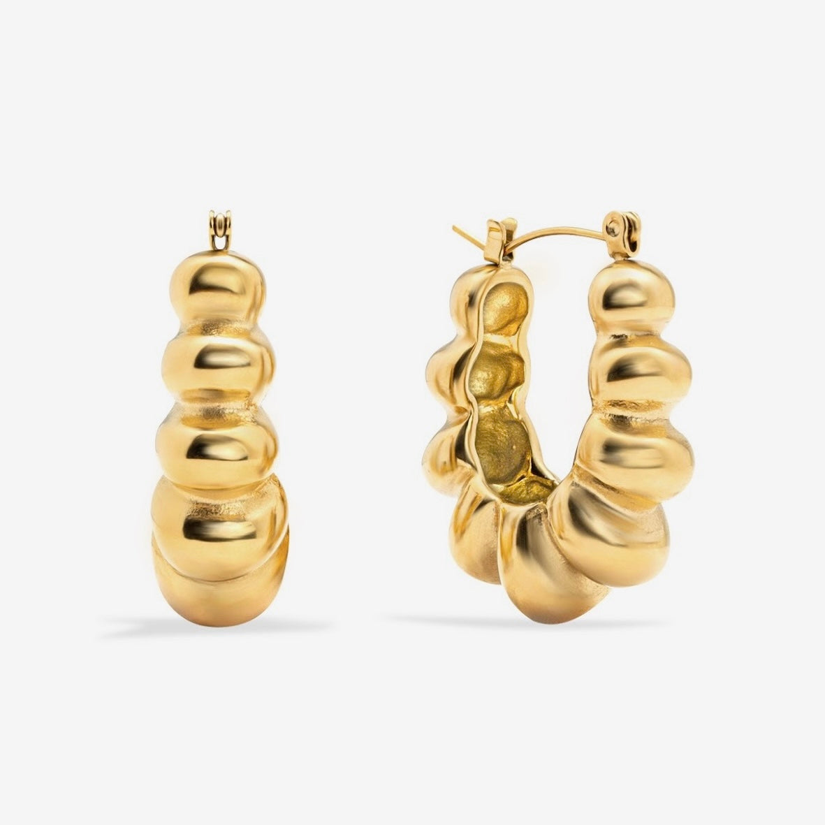 Curvy Hoops Earrings