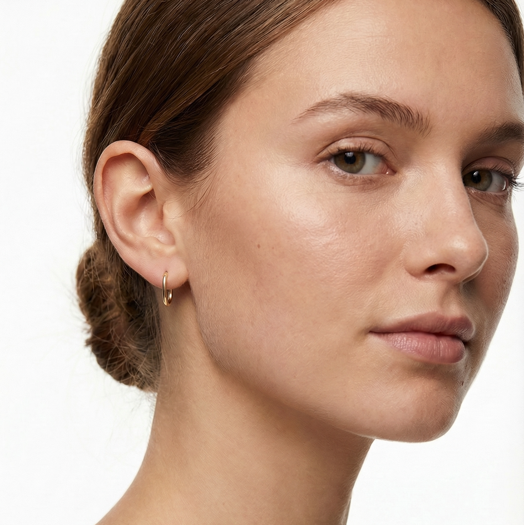 Lucia Oval Hoops Ohrringe