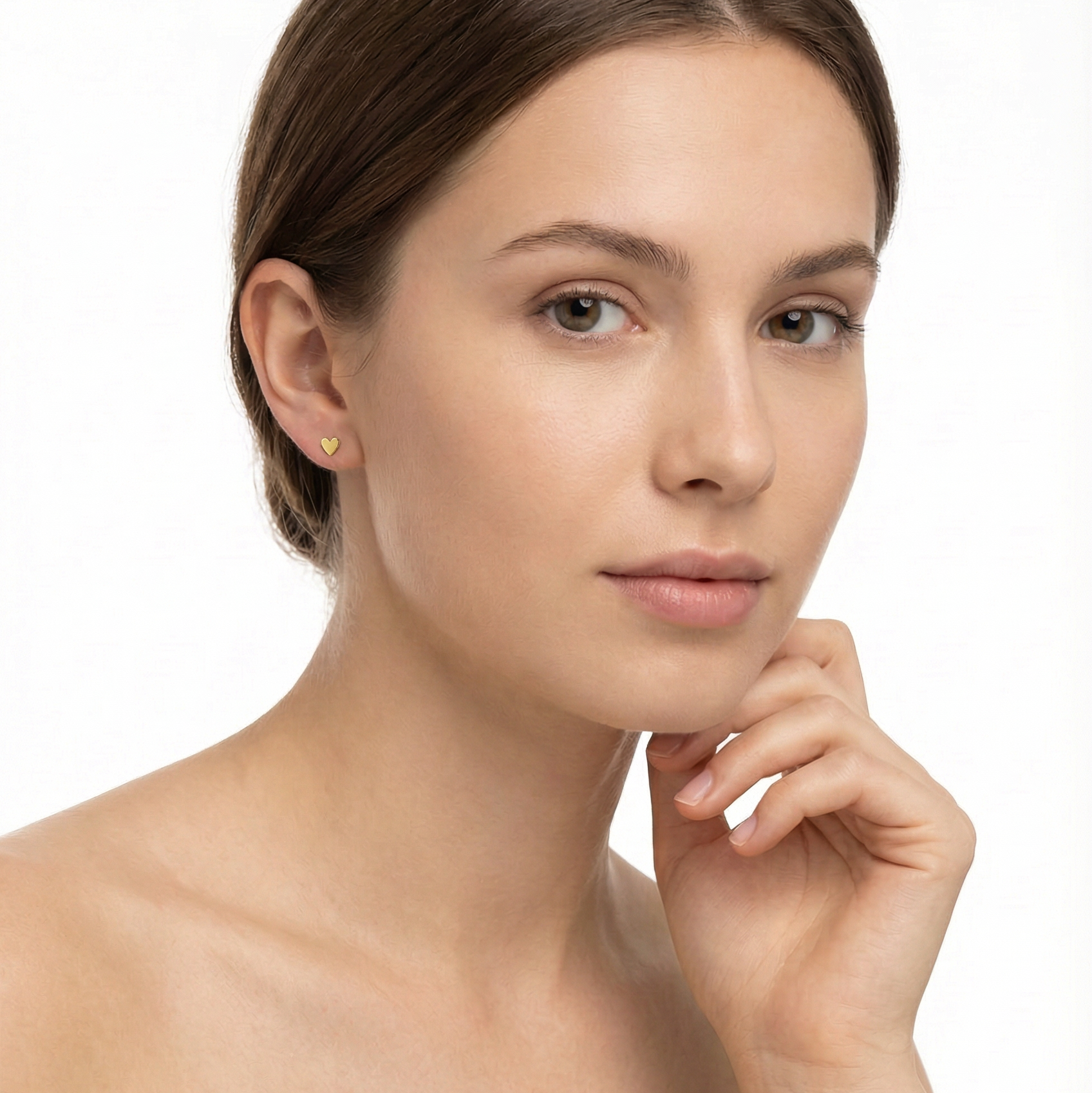 Siena Heart Studs Ohrringe