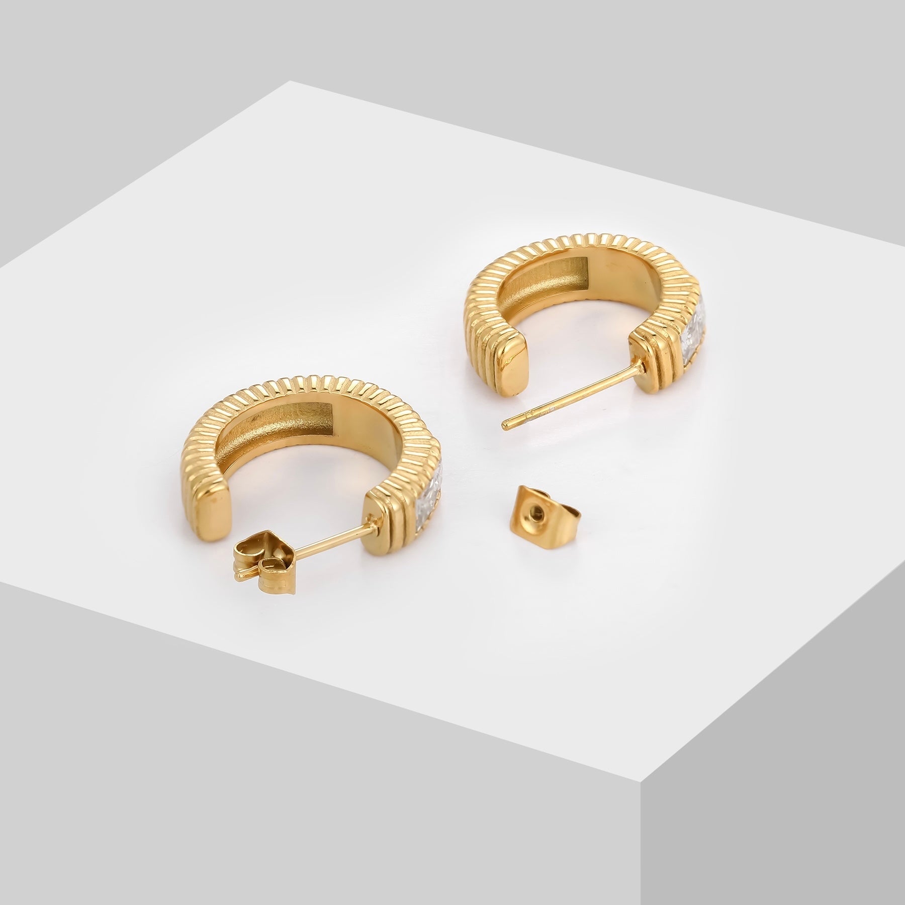 Brilliant Hoops Earrings