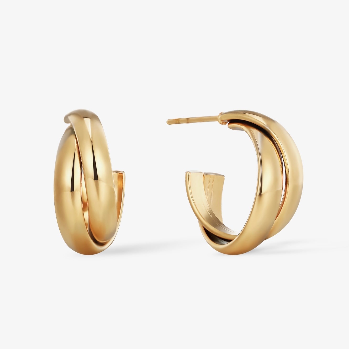 Layered Hoops Earrings