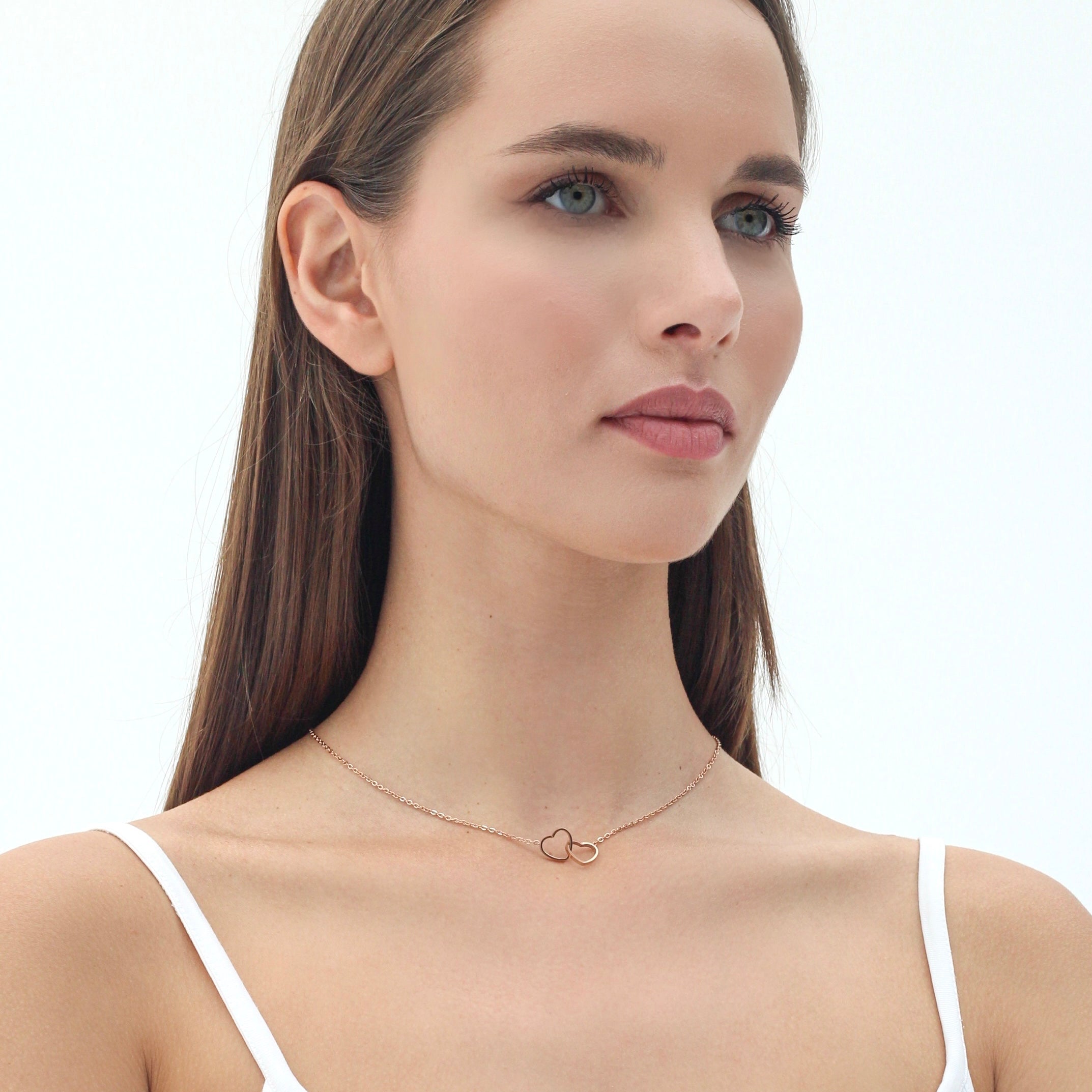 Double Heart necklace