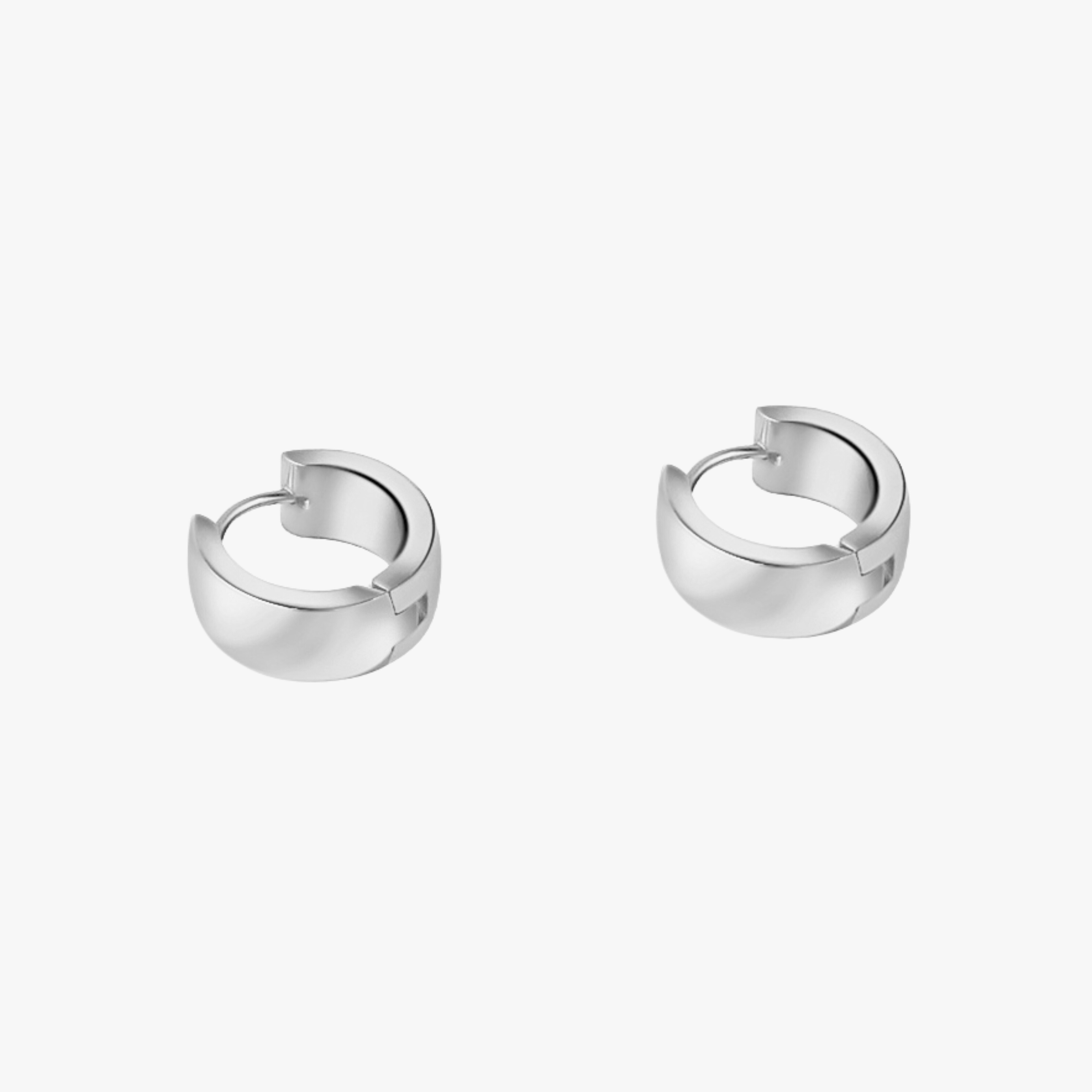 Bold Huggie Hoops Ohrringe