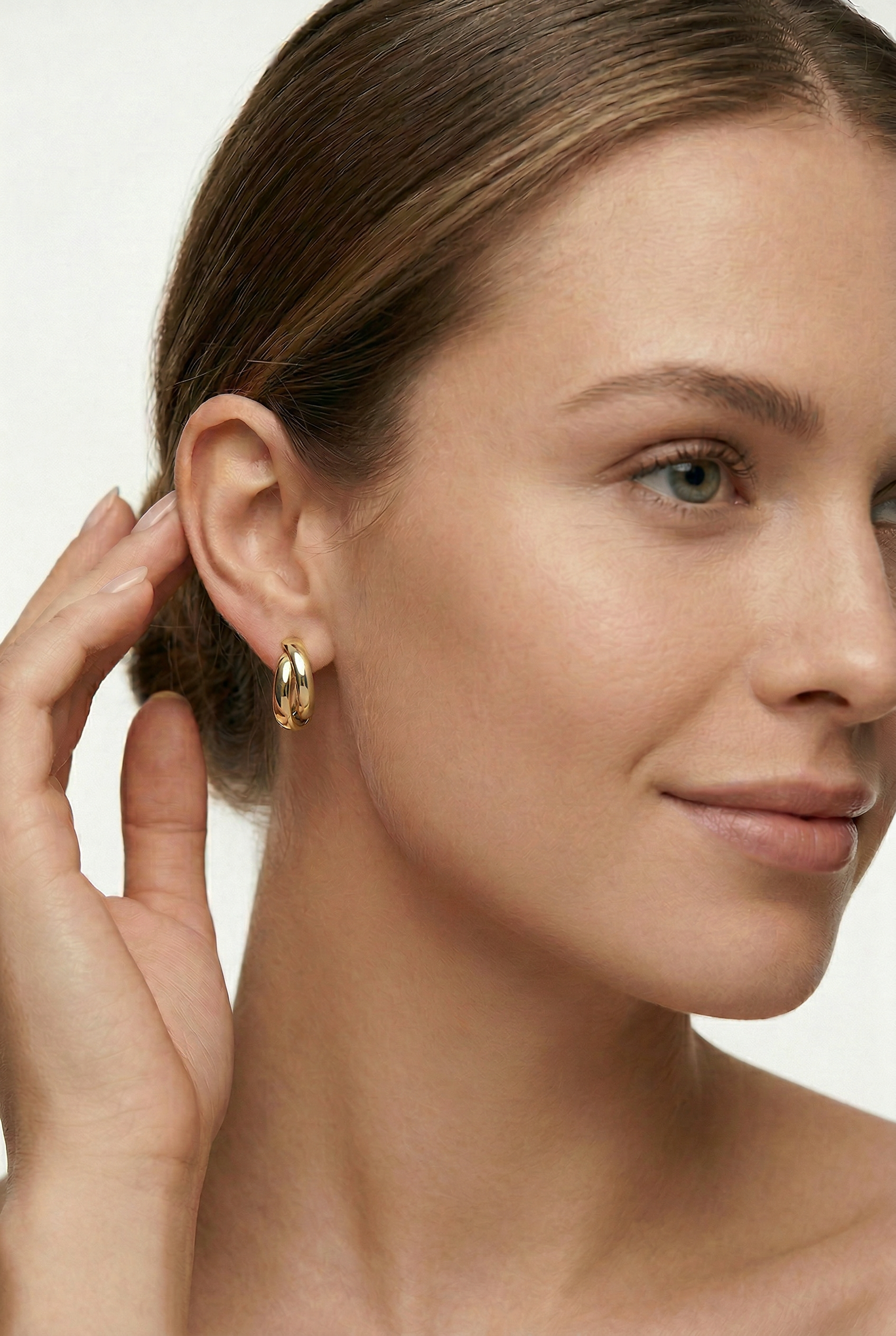 Layered Hoops Ohrringe