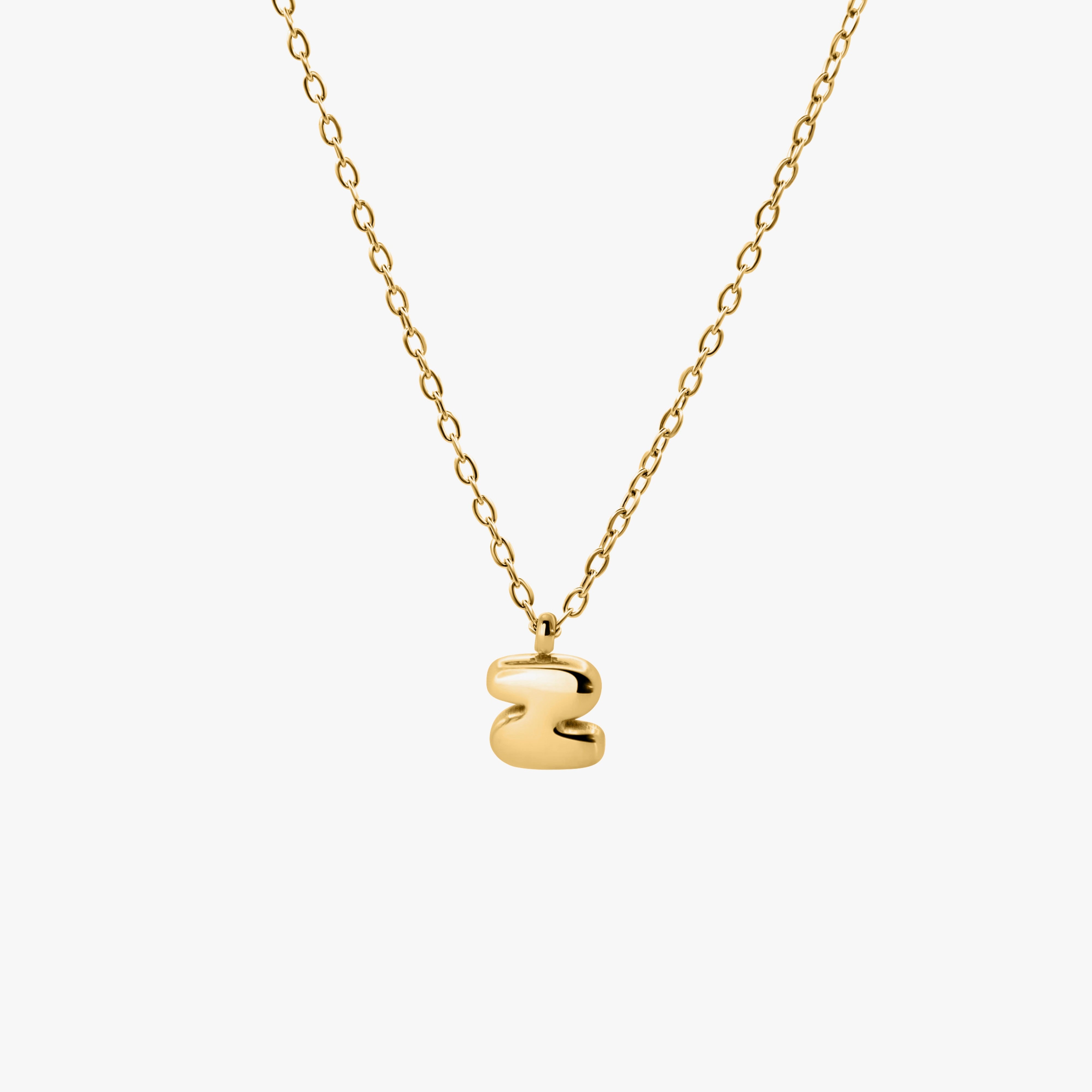 Bubble Letter Necklace